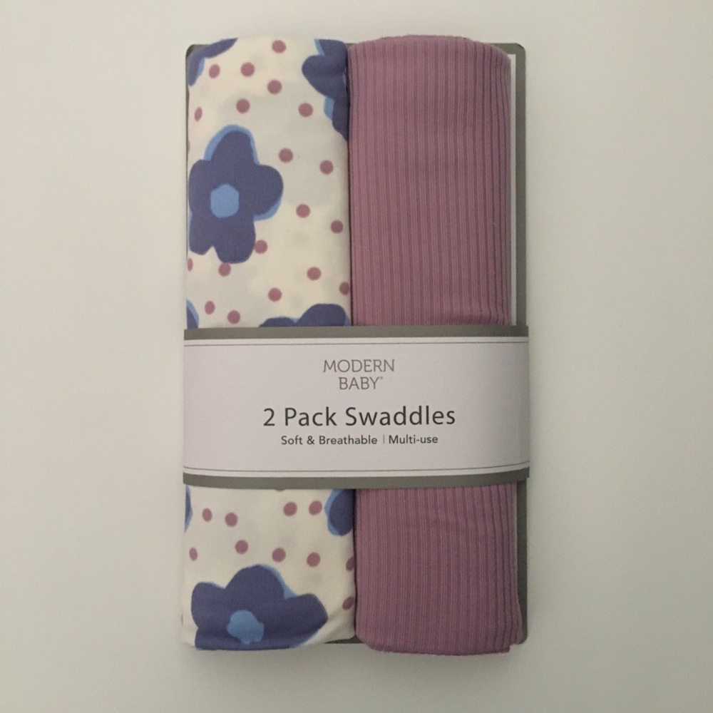 Baby Blankets Ultra Soft Multi-use Floral and Solid NEW | Modern Baby